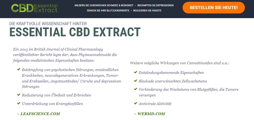 Essential CBD Extract De2